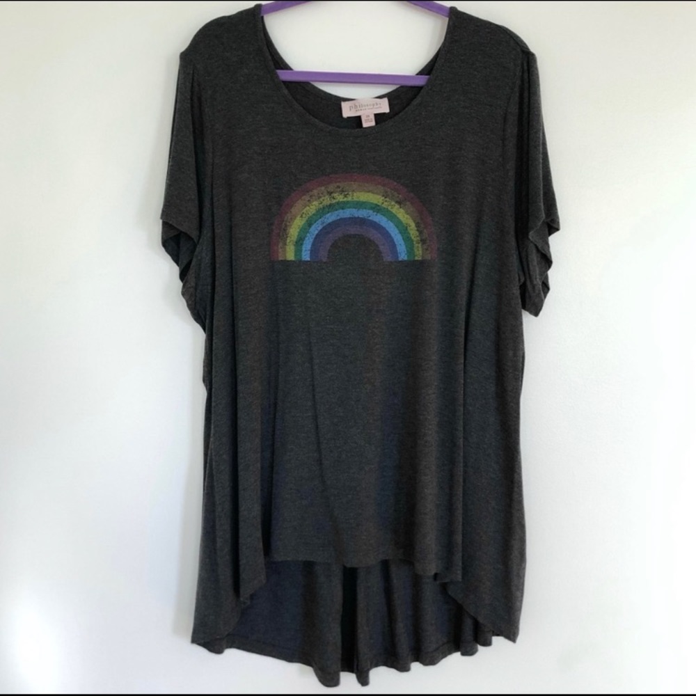 Philosophy rainbow 2x t-shirt